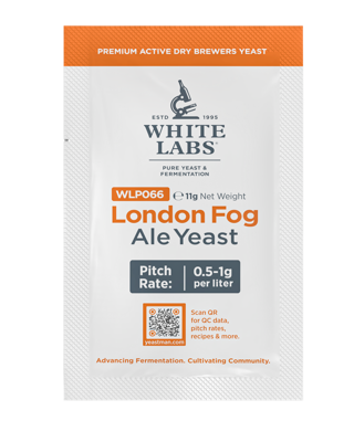 White Labs London Fog Yeast Sachet 11g (Box of 25)